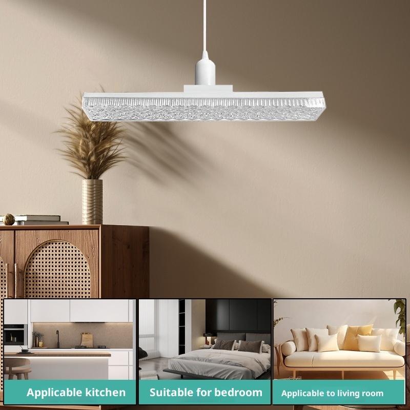 1/2Pcs E27 Led Lamp Strip Tube Lighting Ac175-265V 15/18/24W 6500K Bulb Adjustable Direction 360° Indoor White Long  Bulb