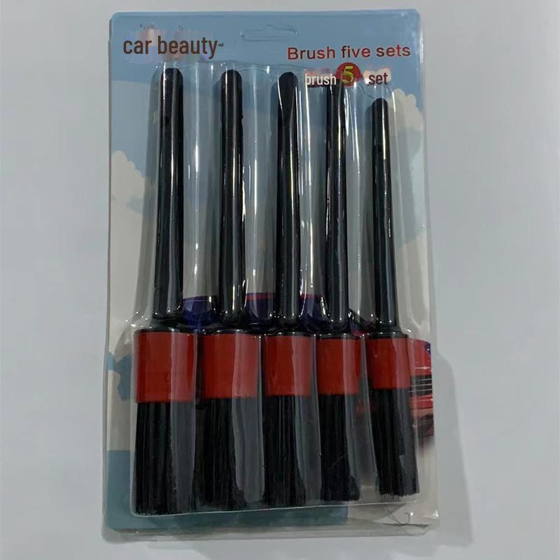 Двухцелевая маленькая щетка для мытья автомобиля и чистки салона - многофункциональный очиститель воздуховода
