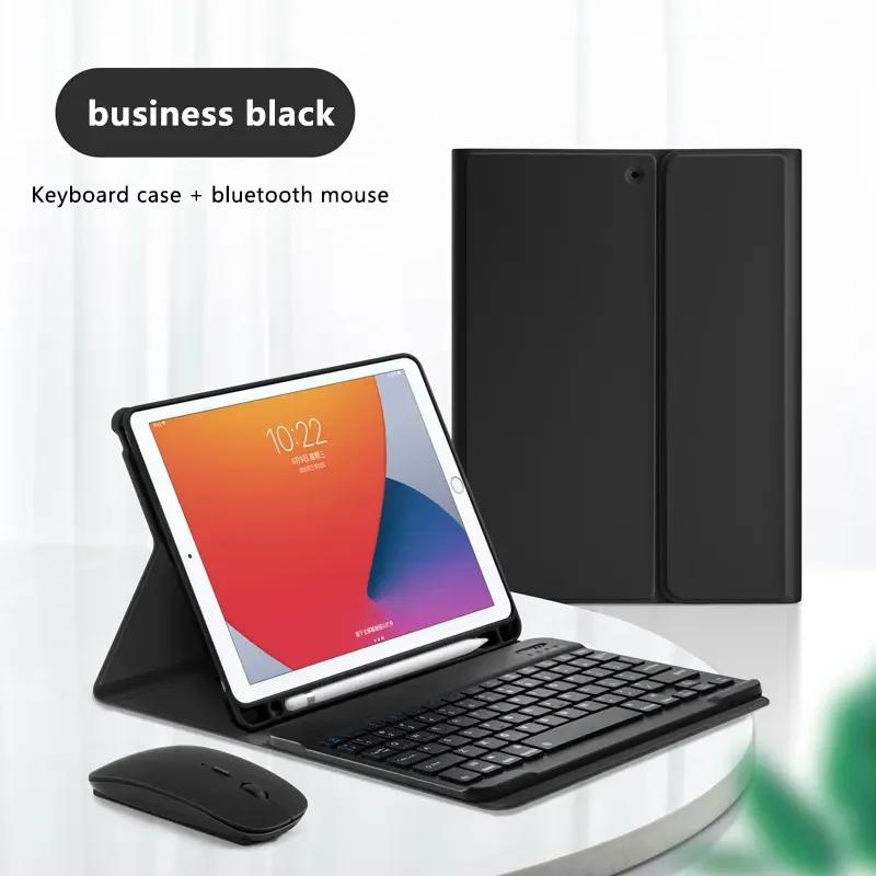 Colorful Candy Bluetooth Keyboard Magnetic Leather Stand Case Covers for IPad 7 8 9 10th Pro 11 Air 4 5th Mini 5 6 10.2 Inch