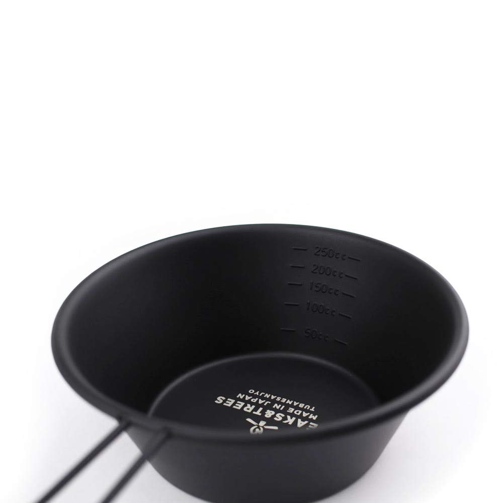 Нержавеющая сталь Sierra Cup Open Fire Black 330 мл Bonfire Pattern Набор из 2 Tsubame Sanjo Сделано в Японии Весы Черный Уличный Кемпинг Плита Готовка