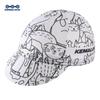 KEMALOCE Men Cycling Cap Anti-UV Summer Quick Dry White/Black Outdoor Breathable Bike Cap