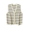 Women Fashion Argyle Plaid Single Breasted Knitted Vest Vintage V-Neck Sleeveless Female Chic Lady Outfits Plus Size