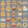 50 Capybara Cartoon Stickers: Cute DIY Decor for Skateboards, Phones, Luggage, and More
