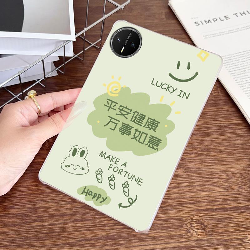 Жесткий чехол-накладка Huawei MatePad Mini в ретро-китайском стиле - Прозрачный с мультяшным дизайном