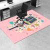 Office Carpet Chair Mat: Colorful Microphone Design, Perfect for Home Decor and Gift Ideas Suitable for Bedrooms, Living Rooms, and Various Rooms