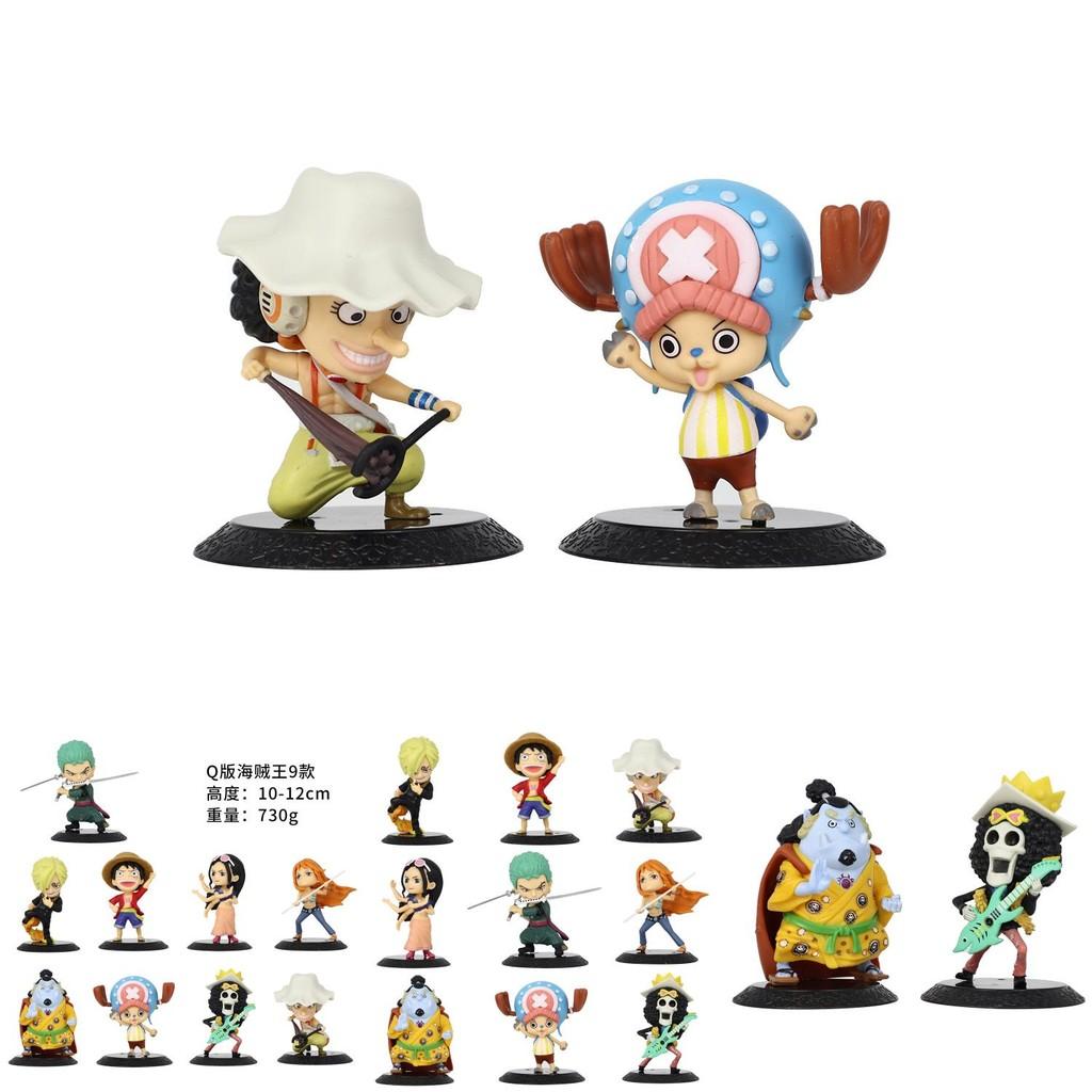 Adorable One Piece Anime Model Toys Featuring Luffy Zoro Nami Great For Party Decorations And Gifts