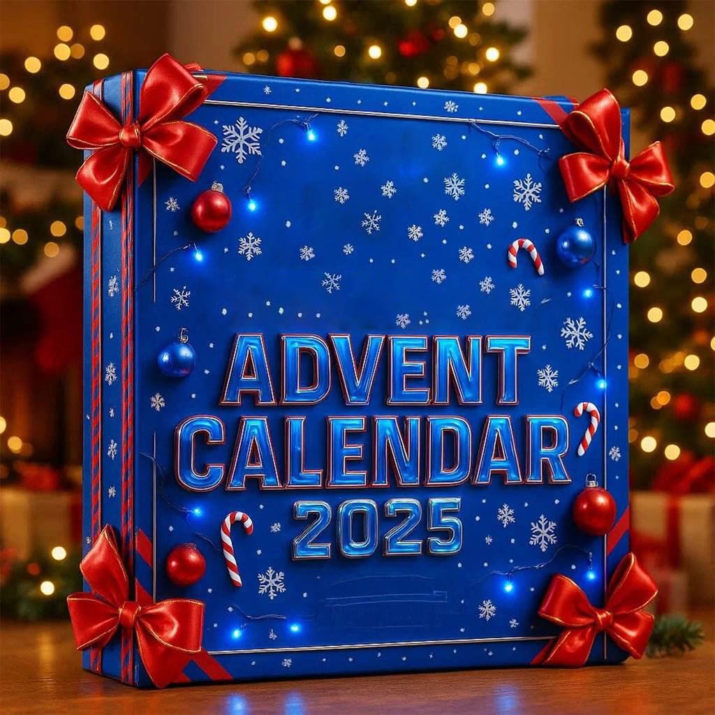 Календарь ожидания включает 24 рождественских украшения. Календарь прибытия Обратный отсчет до Рождества