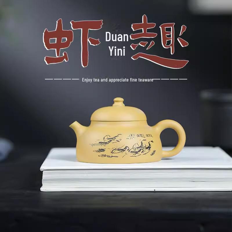 Набор чайников ручной работы из фиолетовой глины Исин – Чайный сервиз в стиле кунг-фу с различными формами чайников (Сертификат включен)