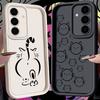Забавный Кот Черно-белый Рисунок Коты Чехол для Телефона Для Samsung S26 S25 S24 S23 S21 S20 Ultra Для Galaxy S25 S24 FE S26 Plus Силиконовый Чехол
