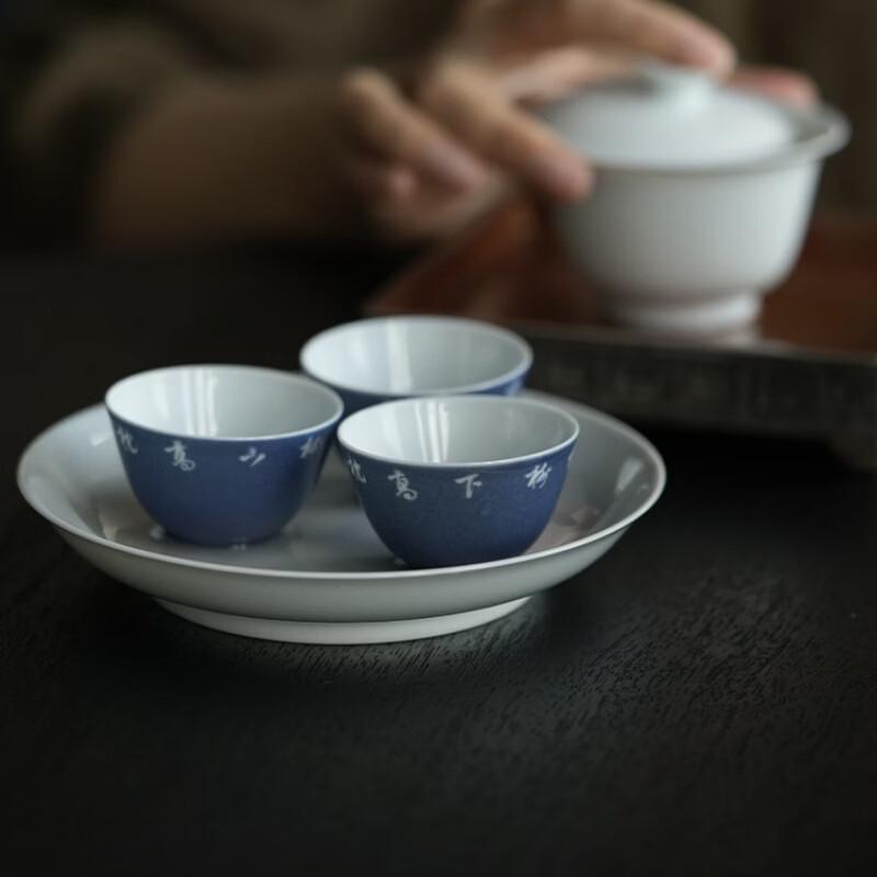 OUOETY 16-inch Stone Pattern Ceramic Dinner Plate