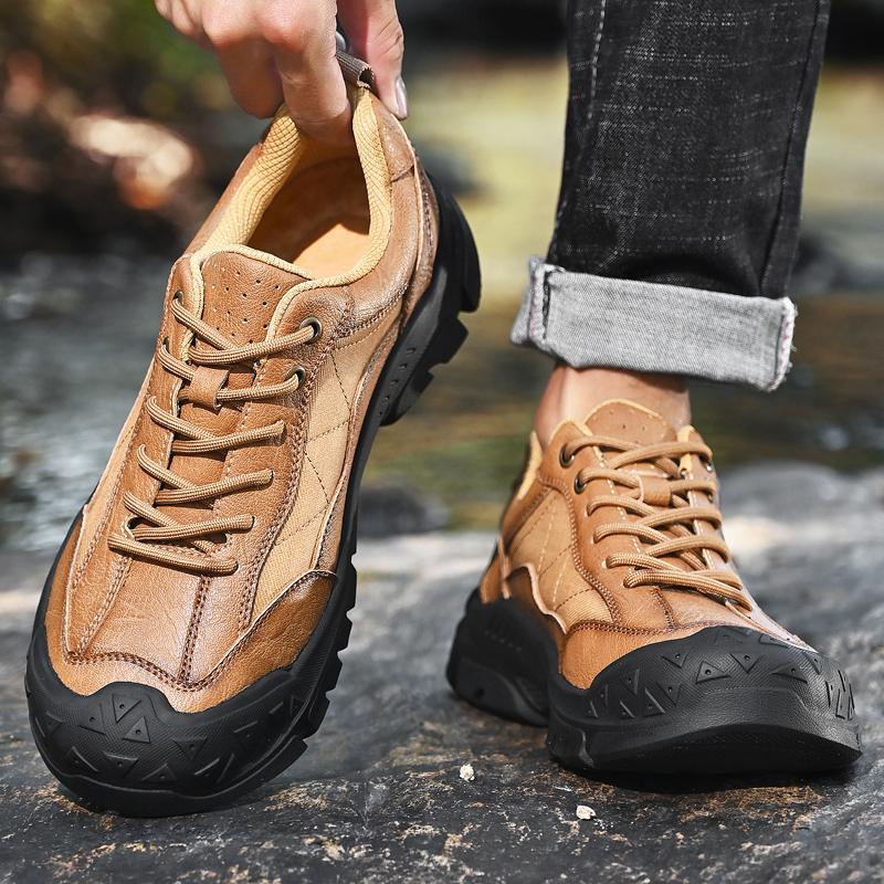 Мужская обувь из натуральной кожи, кроссовки, уличная обувь, мужская обувь на плоской подошве, удобная мужская прогулочная обувь