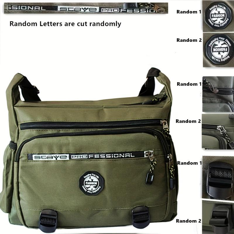 Пятислойная многослойная мужская сумка-мессенджер, мужская сумка большой вместимости, сумка через плечо, водонепроницаемый и износостойкий рюкзак, несколько карманов