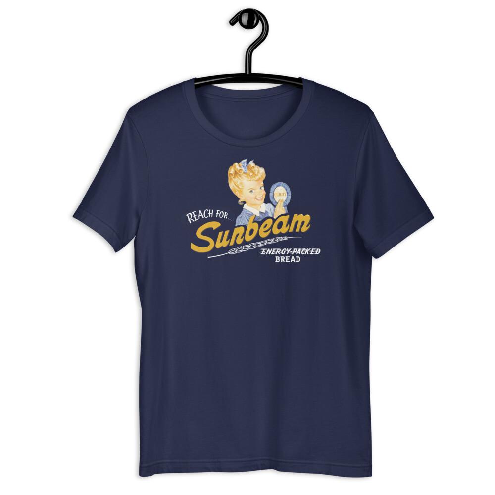 SUNBEAM Bread Vintage Porcelain Sign Style Art Short-Sleeve Tee Shirt T-Shirt Unisex T-Shirt