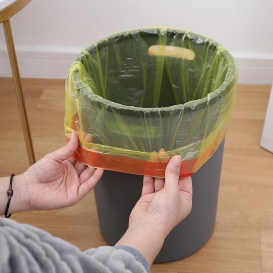 1 рулон одноразовых больших мусорных мешков для дома и кухни, мешок для мусора на завязках