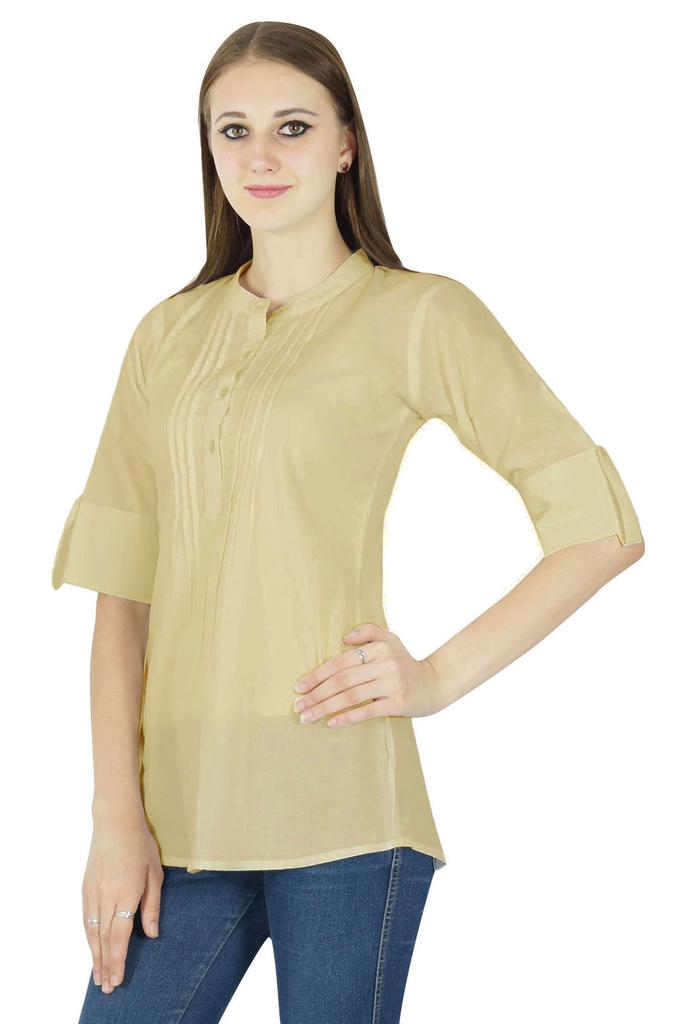 Boho Top Dress Solid Wear Casual Tunic Women Clothing Cotton Summer Sundress