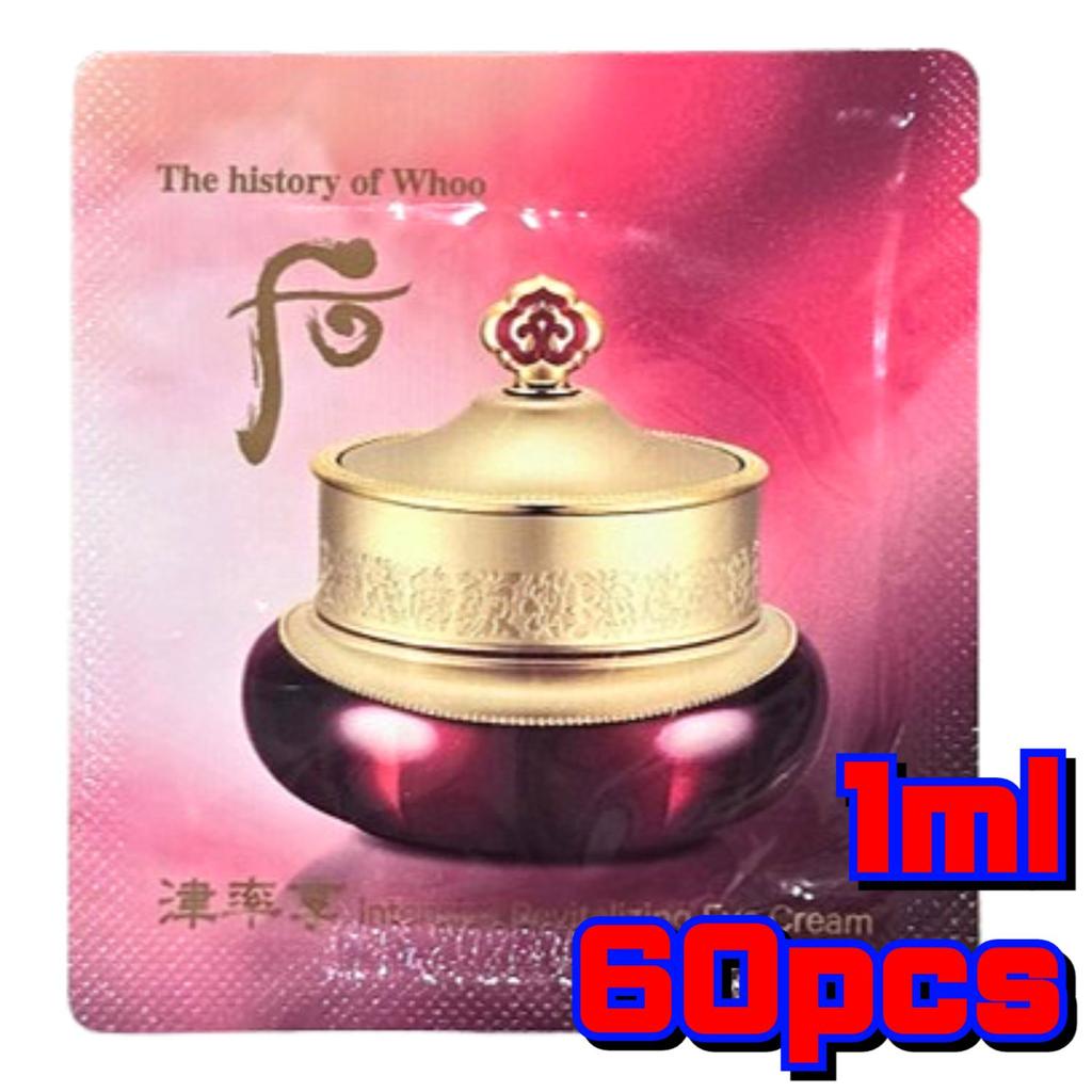 The history of whoo Jinyulhyang Восстанавливающий крем для глаз 1 мл × 60 шт. | Набор пробников корейского травяного антивозрастного крема для глаз