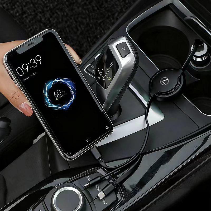 3-в-1 Микро Data Кабель USB Type C Быстрое Зарядное Устройство Для Lexus F SPORT RX300 IS200 IS250 ES350 Ct200h UX250h NX300h RX350 ES300h LS430