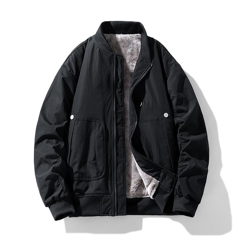 Куртка большого размера мужская с воротником-стойкой, водонепроницаемое пальто большого свободного покроя