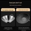 Yipan Stainless Steel Double-Handle Wok