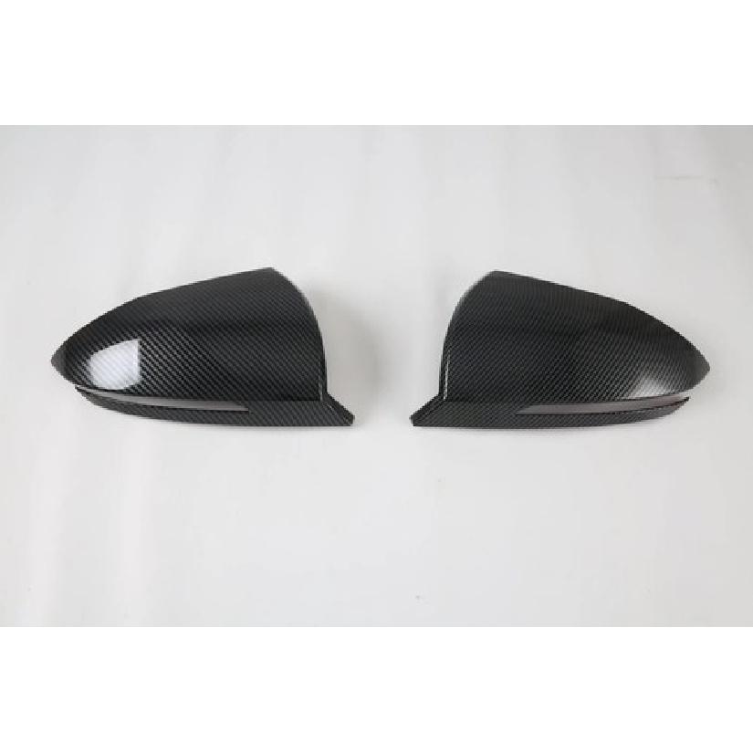 Carbon Fiber Rearview Mirror Side Lid Cover Trim For  Hyundai Tucson 2pcs
