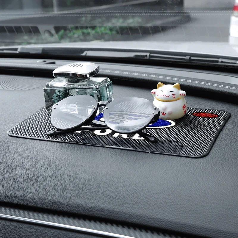 Silicone Car Dashboard Non Slip Mat Phone Glasses Anti-skid Pad For Ford Ranger Focus Kuga Mustang S-MAX Transit Mondeo Fusion