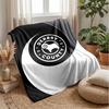 Derby County Football Print Flannel Blanket, Soft Warm Lightweight Throw Blanket for Sofa Bed Camping