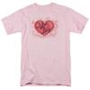 I Love Lucy Classic Logo Mens T Shirt Pink Officially Licensed