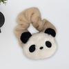 Plush Panda Shape Hair Claw Strong Grip Back Head Hair Clip Cartoon Shark Girl Hair Claw Hair Accessories