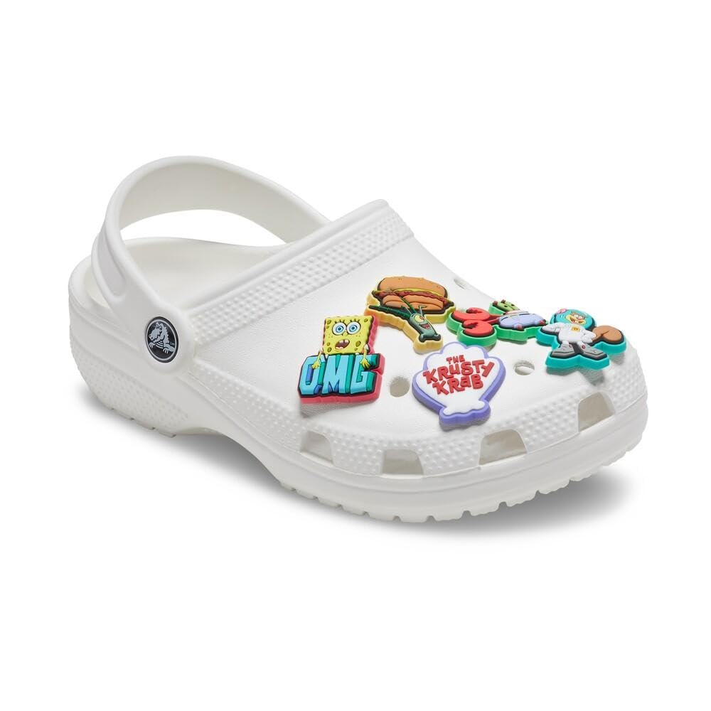 Набор из 5 подвесок для обуви Crocs Спанч Боб