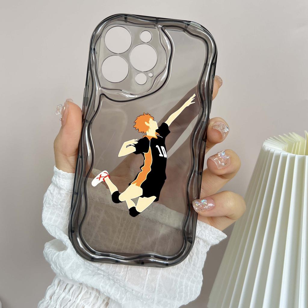 N69 аниме Haikyuu X Reader art, мягкие волнистые чехлы для телефонов для iPhone 14 Pro Max 13 mini 15 Plus XR 7 8 6 XS Max 12 11, защитный бампер