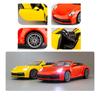 1:32 Porsche 911 Carrera Cabriolet Alloy Muscle Car Model Sound and Light Pull Back Children's Toy Collectibles Birthday gift