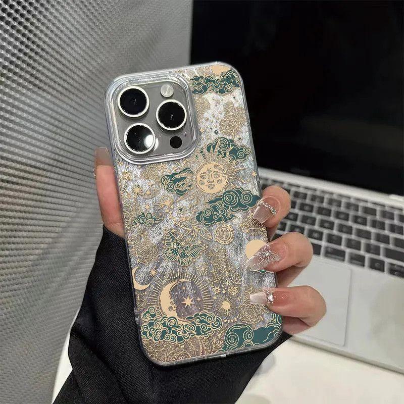 Чехол для телефона с рисунком подсолнуха для Apple iPhone 17 Pro Max - Мягкий силиконовый противоударный, защищенный от падений, чехол-полное покрытие для iPhone 17/16/15/14/13/12/11/Plus/Pro