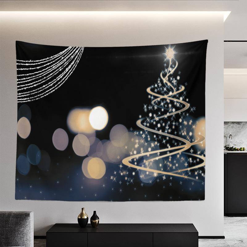 Рождественский гобелен в европейском и американском стиле, макет спальни, фон, тканевое настенное покрытие