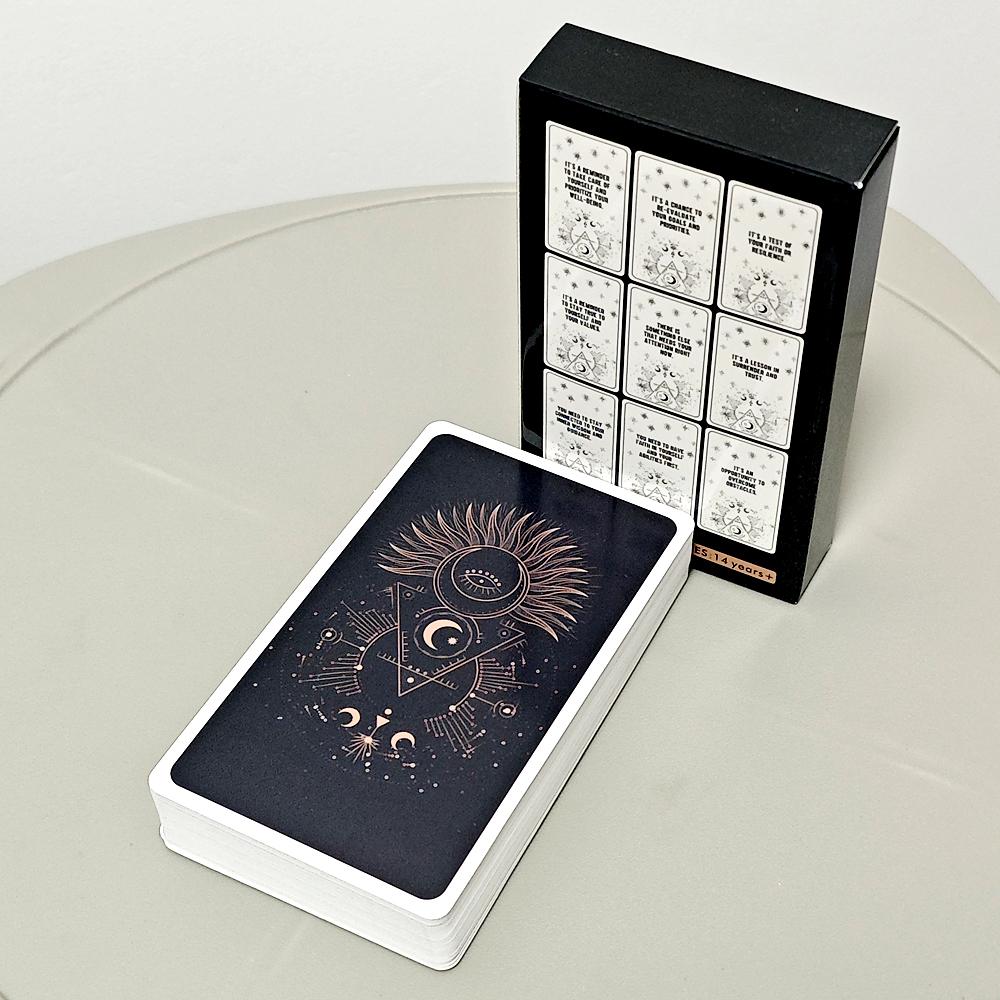 10.3*6cm Whispers of Insight - Why Oracle Deck 54 Inspirational Answers To Explore The Hidden Meanings Behind Life's Challenges