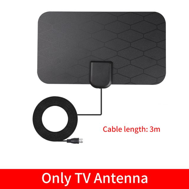 Портативная HD ТВ-антенна - Усиленная цифровая антенна 30 дБи с DVB (Внутри снаружи)