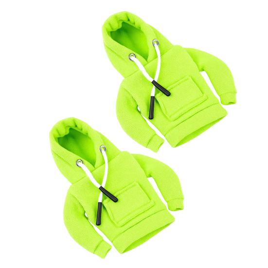 2 шт. Мини-худи для гуся 7 дюймов, наряд для настольного гуся, настольная статуэтка гуся, костюм для магнитной фигурки гуся, держатель для ключей, настольный декор