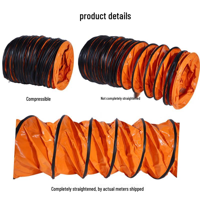 Гибкий вентиляционный рукав из ПВХ Liangong (5м)