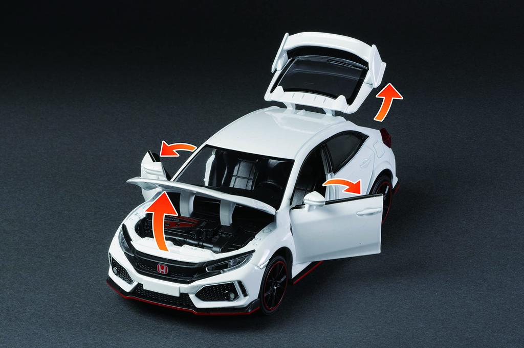 Jozen Cast World Light Sound Series Honda Civic Type R White & JDC6035-WH