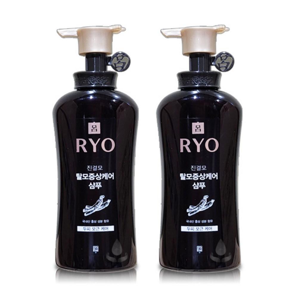 Ryeo Jingyeolmo Hair Loss Symptom Care Shampoo 490ml Contains Red Ginseng Extract 2 pcs