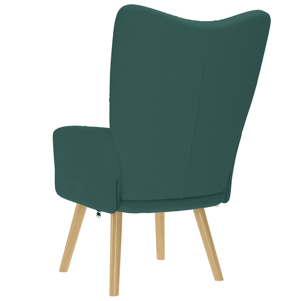 Relax Chair Dark Green Fabric