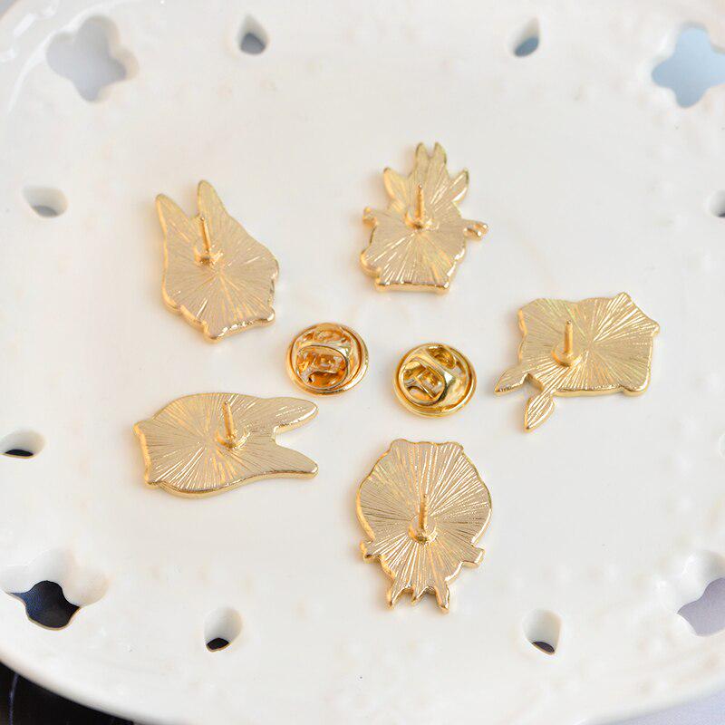 5 шт./компл. японского аниме Миядзаки Хаяо каваи мультфильм шиншиллы броши булавки для девочек джинсовая сумка украшение для друга