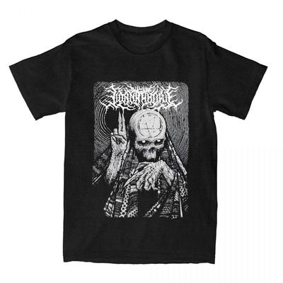 Футболка с надписью Death Metal Music Band Lorna Shore, мужская и женская, 100% хлопок, новинка, футболка с коротким рукавом, одежда с принтом