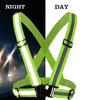 Outdoor Adjustable Safety Vests Night Walking Highlight Reflective Vest Lightweight Biking Safety Straps Waterproof Running Gear