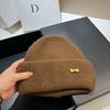 High Stretch Sheep Wool Soft Waxy Knitted Hat Women'S Original Sweet Bow Wool Hat Winter Cold Hat