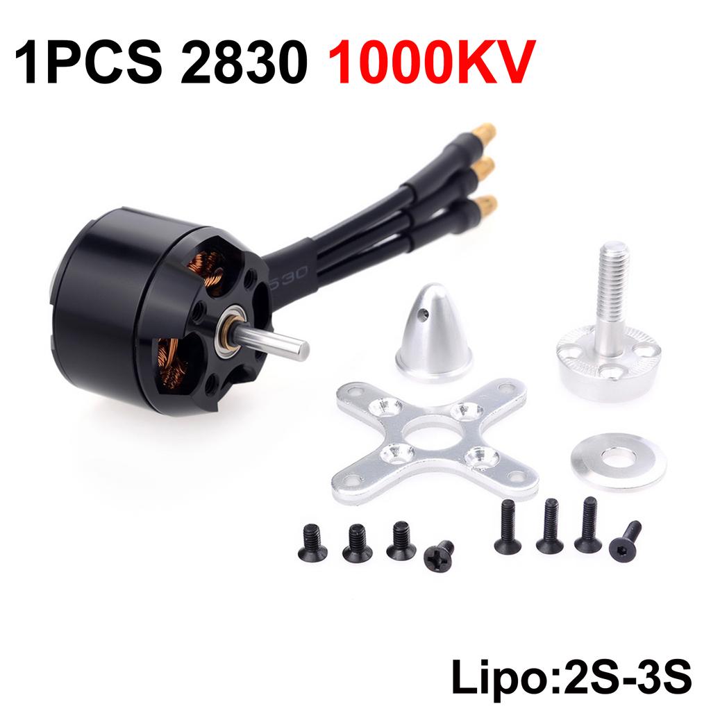 1/4PCS Surpass Hobby 2830 1300KV 1000KV 850KV 750KV Outrunner Brushless Motor for RC 300g-700g Fixed-wing Airplane Aircraft