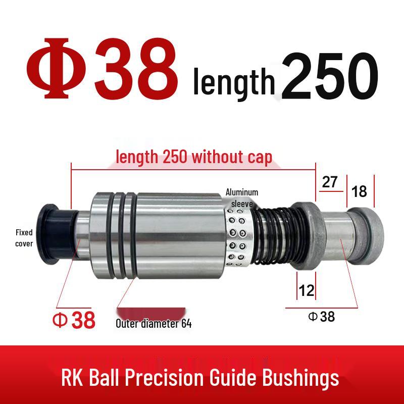 Replacement Disc Mill Mold Accessories - Cross Roller Rolling Rubber Sleeve & Outer Guide Post Bushing Set
