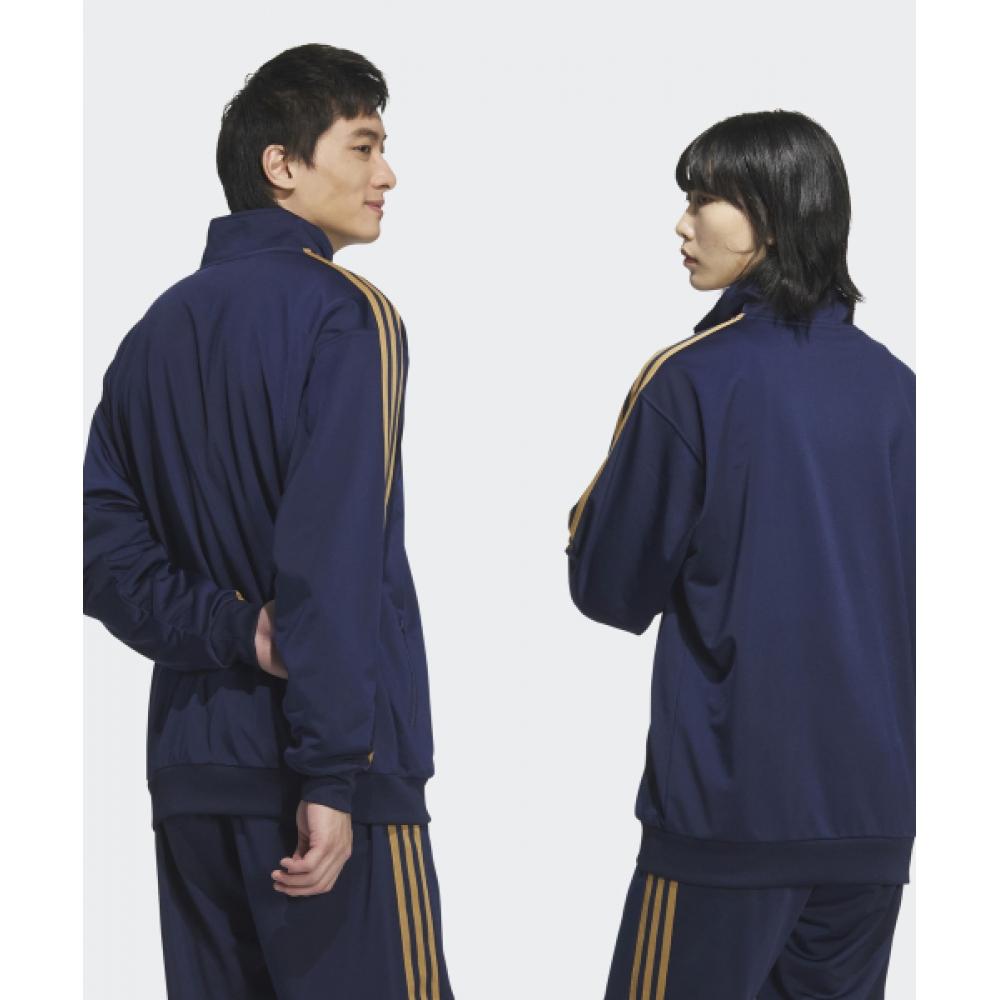 Adidas Bb Track Top темно-синий оранжевый Jd5268