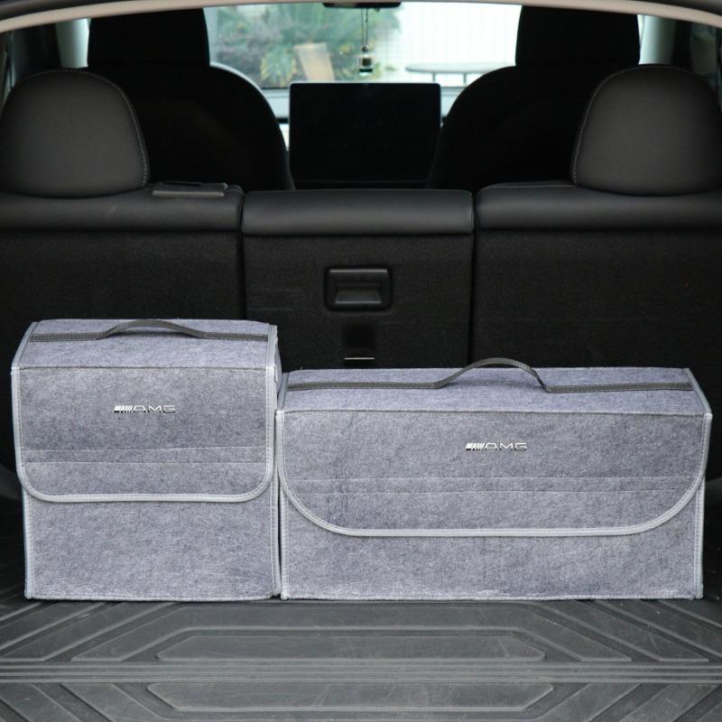 Car Trunk Large Capacity Sundries Storage Box Organizer Bag Tool Case For Mercedes Benz AMG GLE GLS GLC CLA GLB ML C500 C200 C300 W204 W206 W205 W203