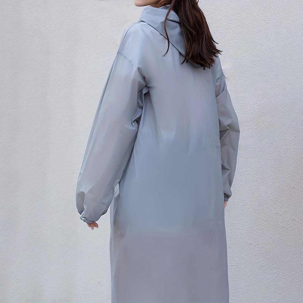 Thickened Adult Rain Jacket, Windproof And Waterproof EVA Thickened Full Body All In One Raincoat, Outdoor Cycling, Portable Raincoat