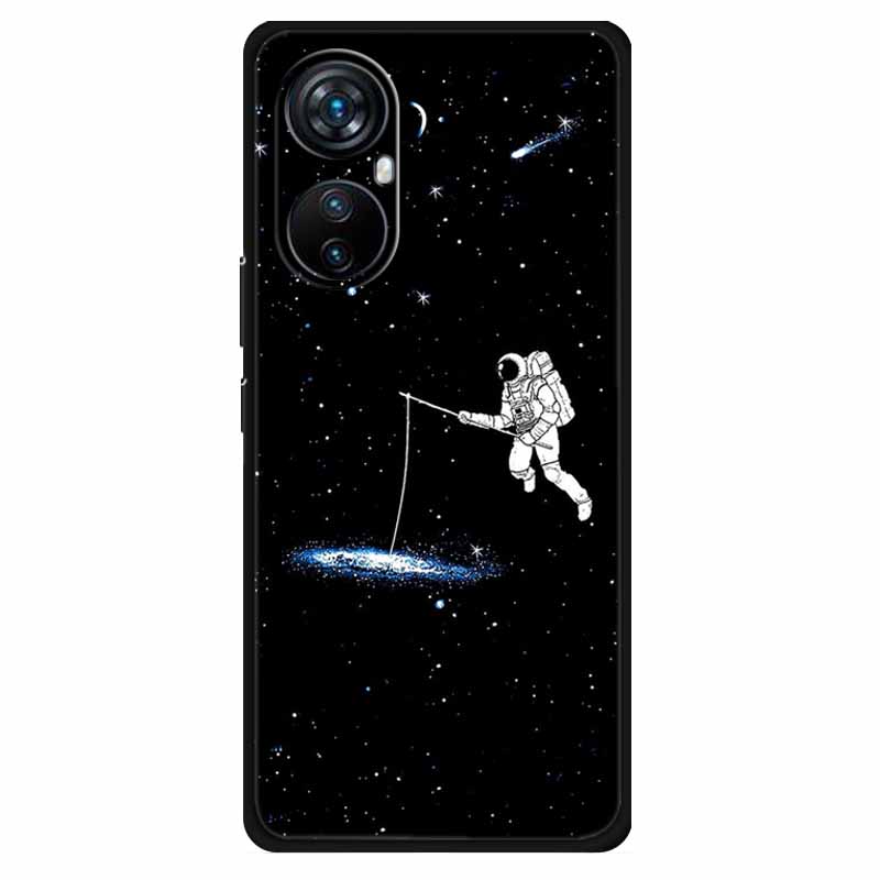 Чехол для Blackview A200 Pro Модный Силиконовый Черный Окрашенный ТПУ Мягкий Чехол для Телефона для Blackview A 200 Pro 6.67 Защитный A200Pro